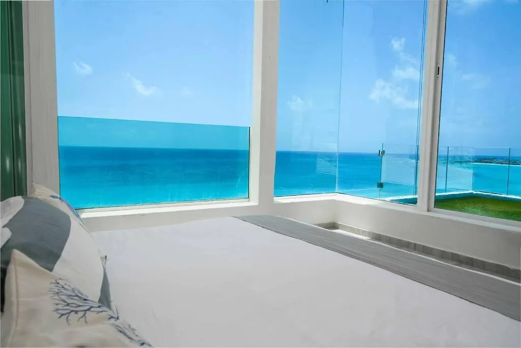 Villa Oceanview Penthouse With Jacuzzi At Hotel Zone Cancun Mexico