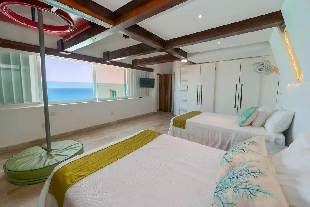 Villa Oceanview Penthouse With Jacuzzi At Hotel Zone Cancun