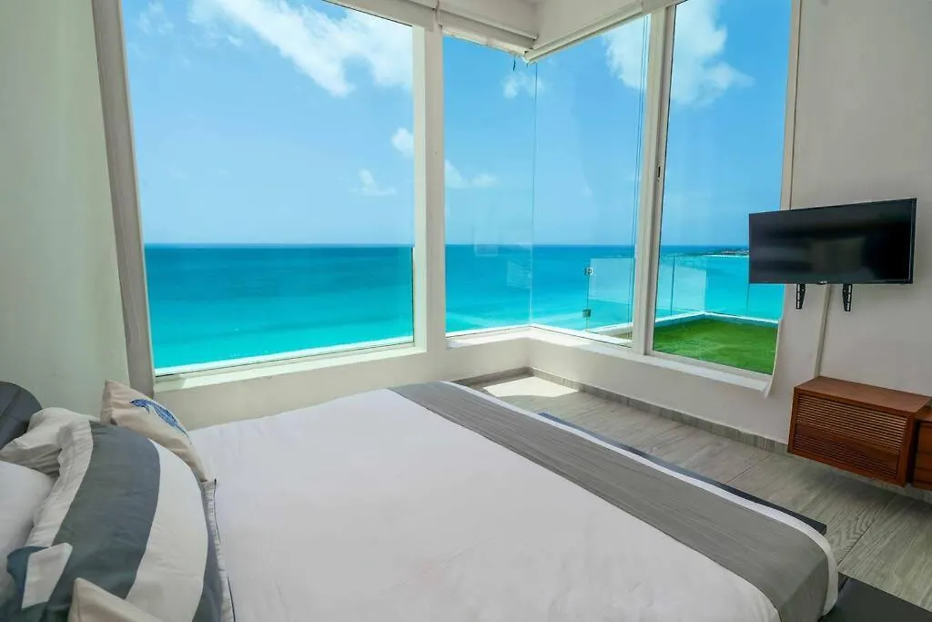 Oceanview Penthouse With Jacuzzi At Hotel Zone Cancun